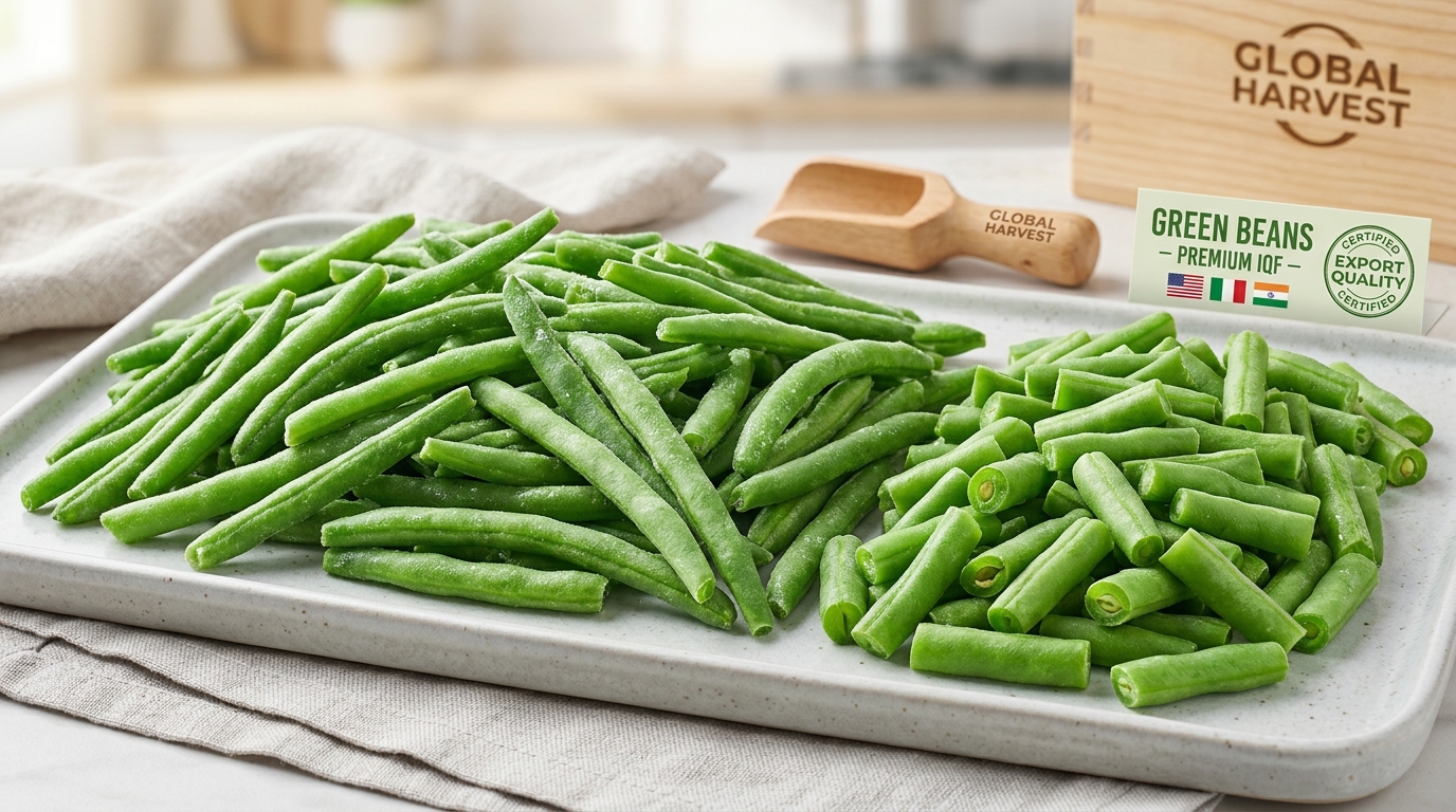 IQF Frozen Fine Green Beans export quality preview
